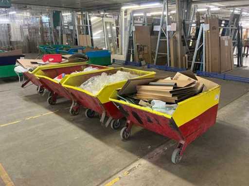 HAYER - HKBD 758/01 - Conteneurs de ferraille Lot Mobile (4x)