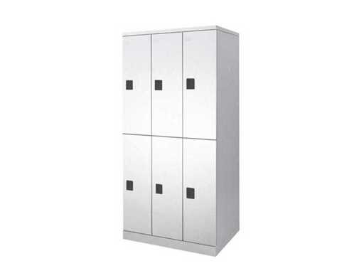 Uniworks 6-Door Triple Locker