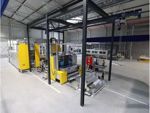 2009 Burkle Roll-to-Roll 2-Schicht-Batch-Laminierpresse