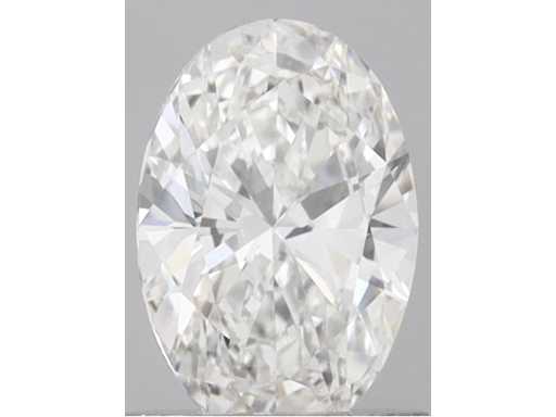 Diamant - 1.00 carat Ovaal geslepen geslepen diamant (gecertificeerd)