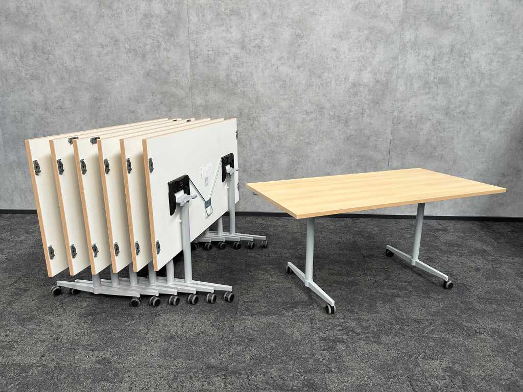 Kusch + Co 6000 San Siro - mobile folding table 160x80 (7x)