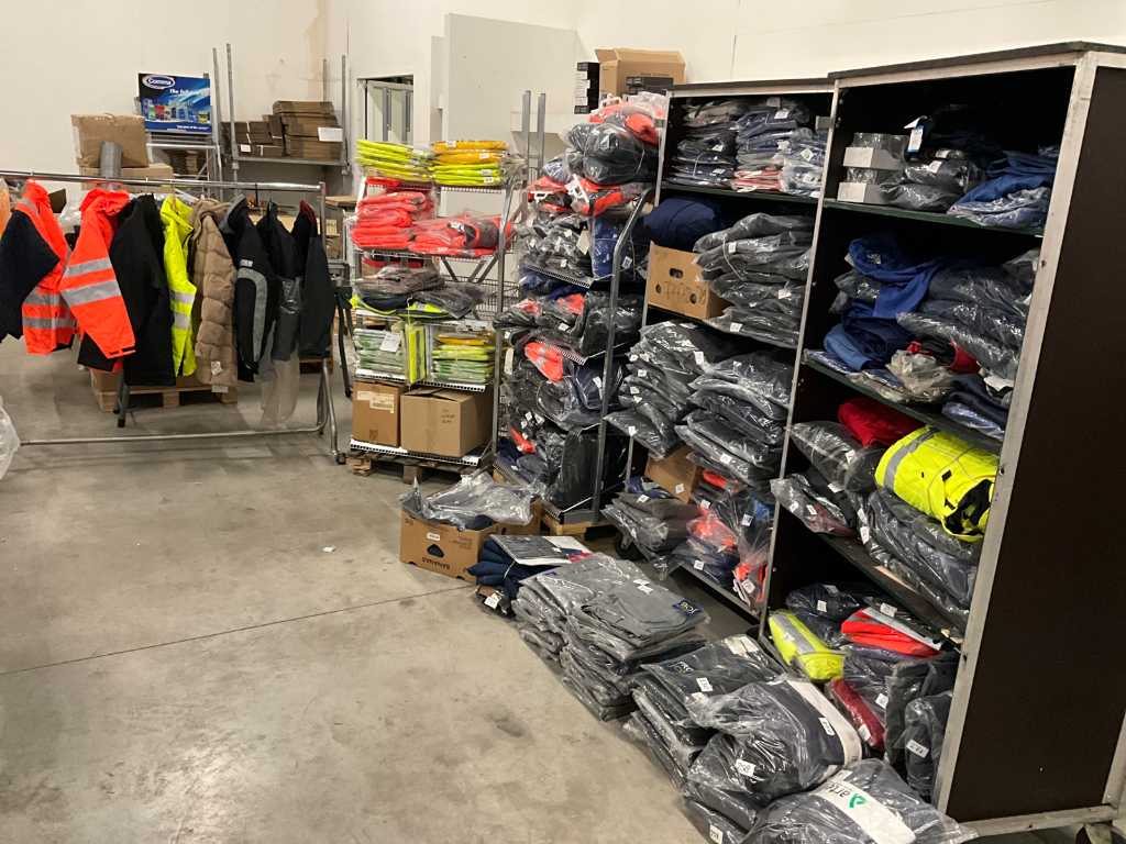 Batch of workwear approximately 350 pieces