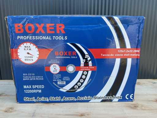 2025 Boxer BX-2210 500 Stück Stahl / Edelstahl Schleifrad