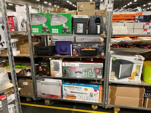 Partij huishoudelijke apparaten en gereedschappen retourgoederen