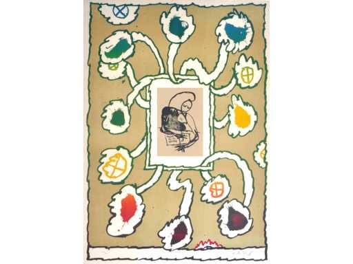 Pierre Alechinsky - Lettre ouverte - litho