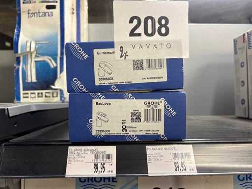 Grohe Diverse wastafelkranen (2x)
