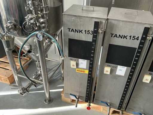 Stainless Steel Distillate maturation vessel 110 liters