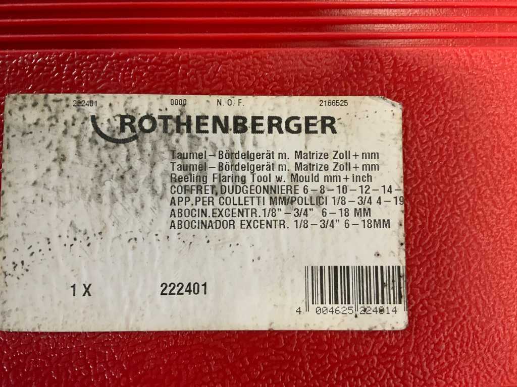 Rothenberger Seaming device type 222401