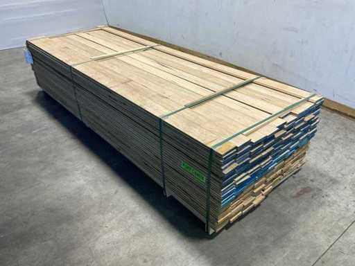 Fraké-Planken-Nut-und-Feder-Verbindung 305x11,7x2 cm (50x)