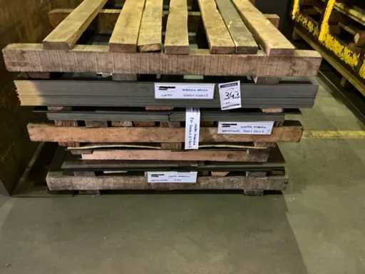 Batch of various metal sheet material
