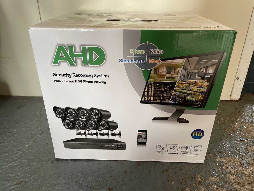 AHD HD 8 cameras security system