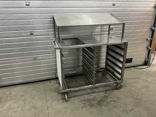 Paniers de lave-vaisselle pour débarrasser le chariot