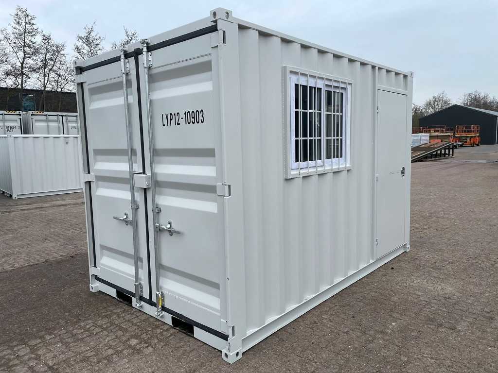 2024 - LYPU - 12ft - Storage container with side door and window