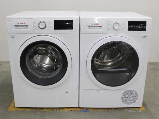 Bosch Serie|6 i-Dos EcoSilence Drive Waschmaschine & Bosch Serie|6 Trockner