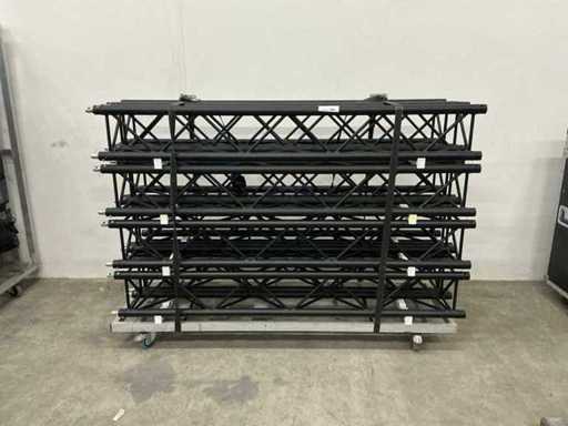Prolyte H30V 200cm Zwart Aluminium truss (8x)