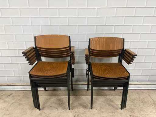 Goesten&Goesten - Stapelbaar - Restaurantstoel (11x)