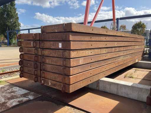 Dragline schot met stalen frame (8x)