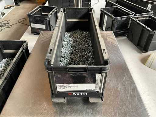 Würth 4,47 kg Versenkungsblechschraube 2,9 x 19 im stapelbaren Behälter