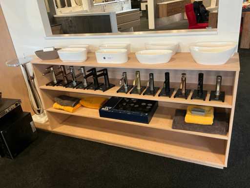 Sanitairaccessoire opstelling