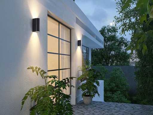  Wall lamp GU10 duo fitting waterproof (16x)