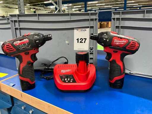 Milwaukee M12 BSD Screw Drill (10x)