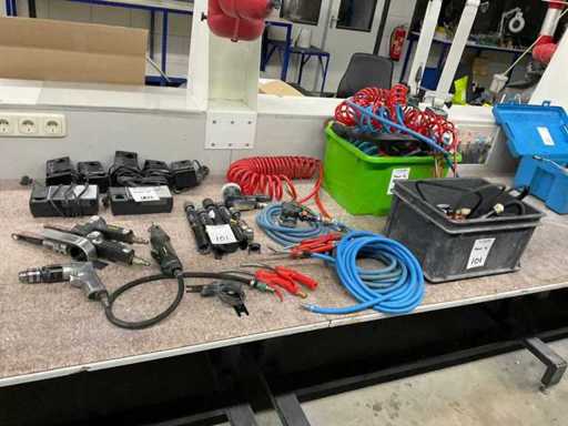 Verschiedene pneumatische Werkzeuge