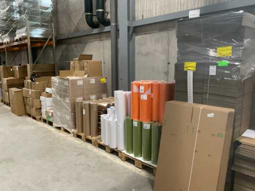 Lot de papier d’emballage en rouleau