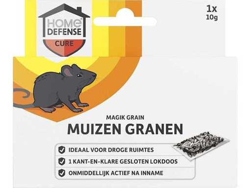 DÉFENSE DOMESTIQUE - Grains de souris - Boîte à appâts à grains Magik - Lutte antiparasitaire (780x)