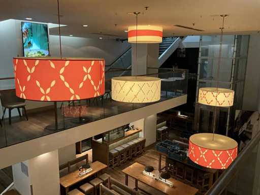 Lampa sufitowa Ø 100 cm (5x)