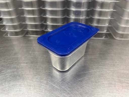 Carlisle - GN 1/9-100 - Plastic gastronorm container with lid (50x)