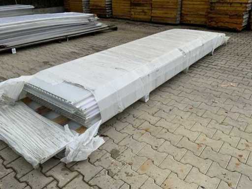 Lamina di policarbonato 2500/4000x800/980x18mm (16x)