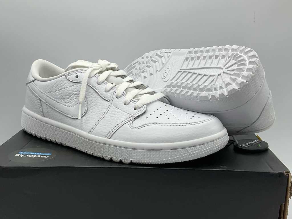 air jordan 1 retro low triple white