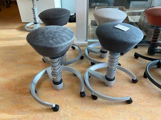 Swopper verrijdbare kruk (4x)