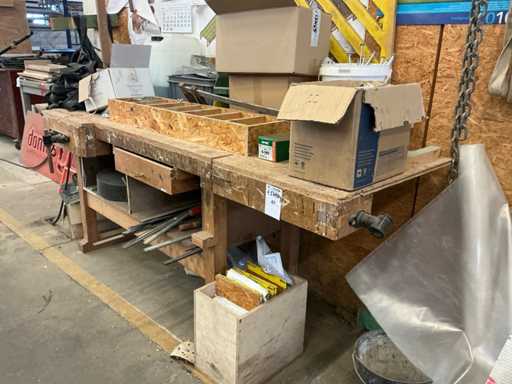 Wooden workbench