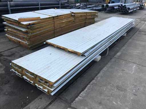 Toit à poteaux sandwich (6x)