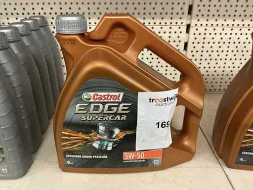 Castrol,inhoud 4 liter Motor olie Edge OW-20 (2x)