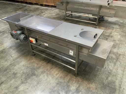 2008 Hinderink Lalobuba B-0200 Stainless steel conveyor belt