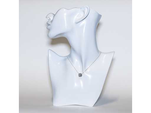 Catena in oro giallo 18 carati con 4.05 ct diamante