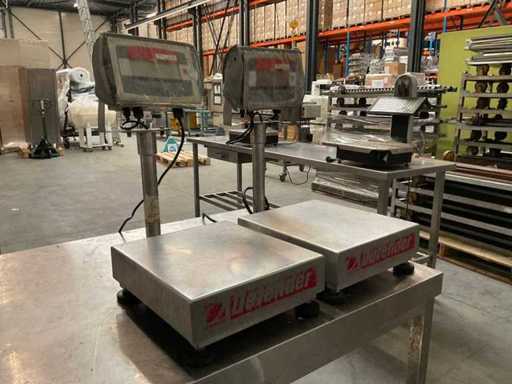 Ohaus Defender 3000 Xtreme Scala Piattaforma W (2x)