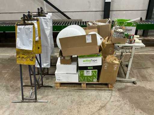 Diverse verpakkings -en inpakmaterialen