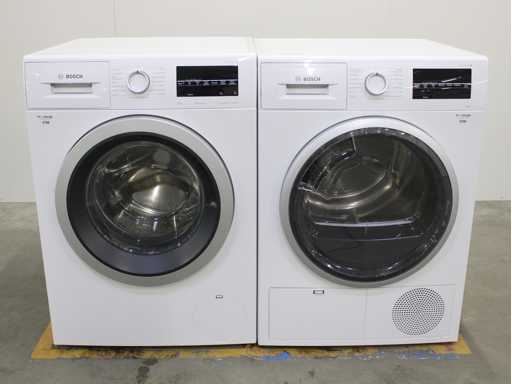 Serie Bosch|6 lavatrice AquaStop EcoSilence Drive & 6 Asciugatrici