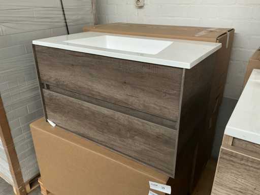 Mobilier de salle de bain MB Pescara 90cm