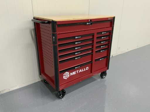 Metallo - 13 Schubladen - 470 Stück Werkzeugwagen