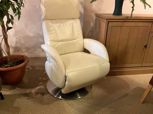 Skórzany fotel relaksacyjny