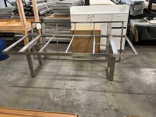 Valeur Rectangle Edelstahl-Gartentischrahmen (2x)