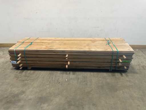 Douglas plank untreated 300x25x2.5 cm (40x)