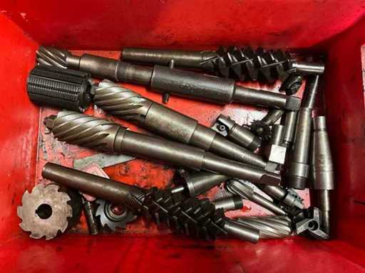 Partij boor en freeskoppen