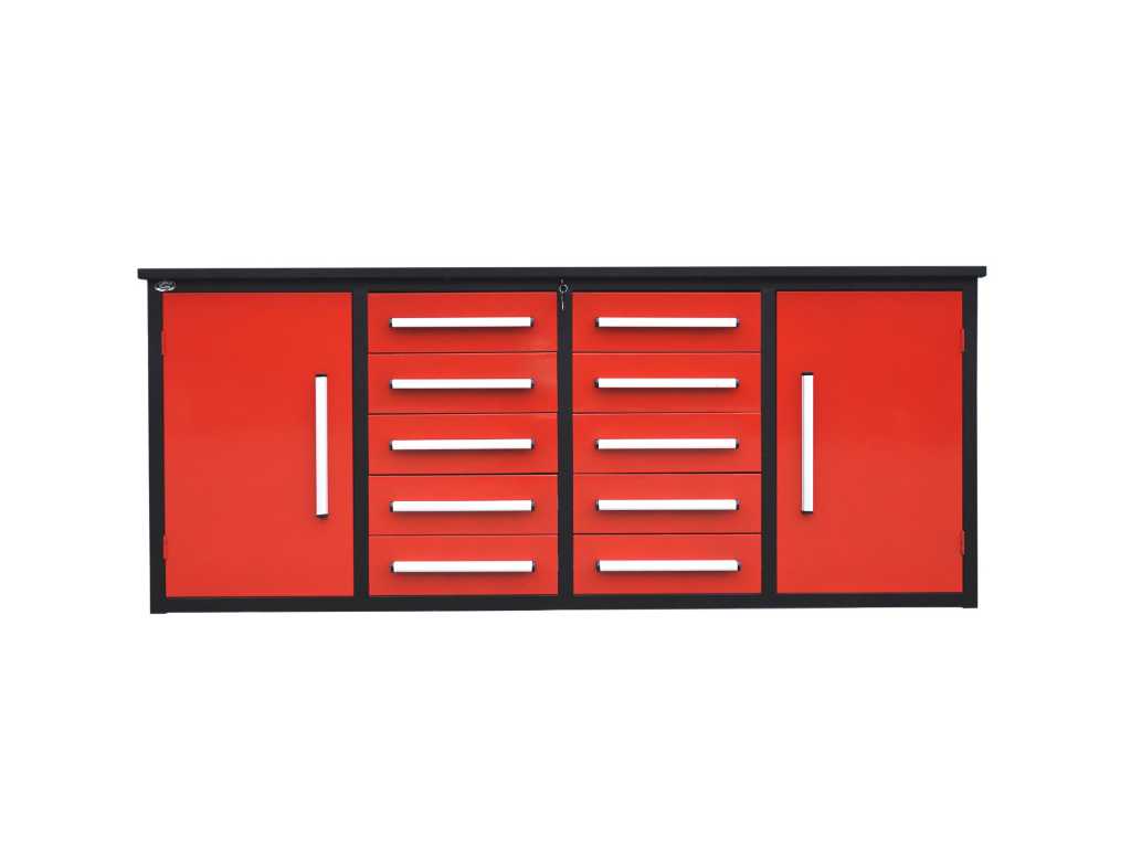 Stahlworks SW-12 Industrial Red Workbench