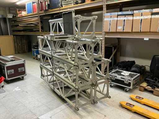 Conector de clevis cu cap transversal de 40 mm, 5x2m și 2x1m, inclusiv carcasa conectorului