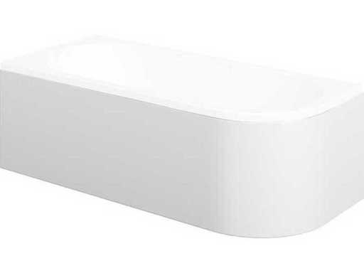 Go by Van Marcke - Jura - J-shaped bath panel - Shower & bath wall (10x)